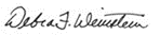Debra F. Weinstein, MD